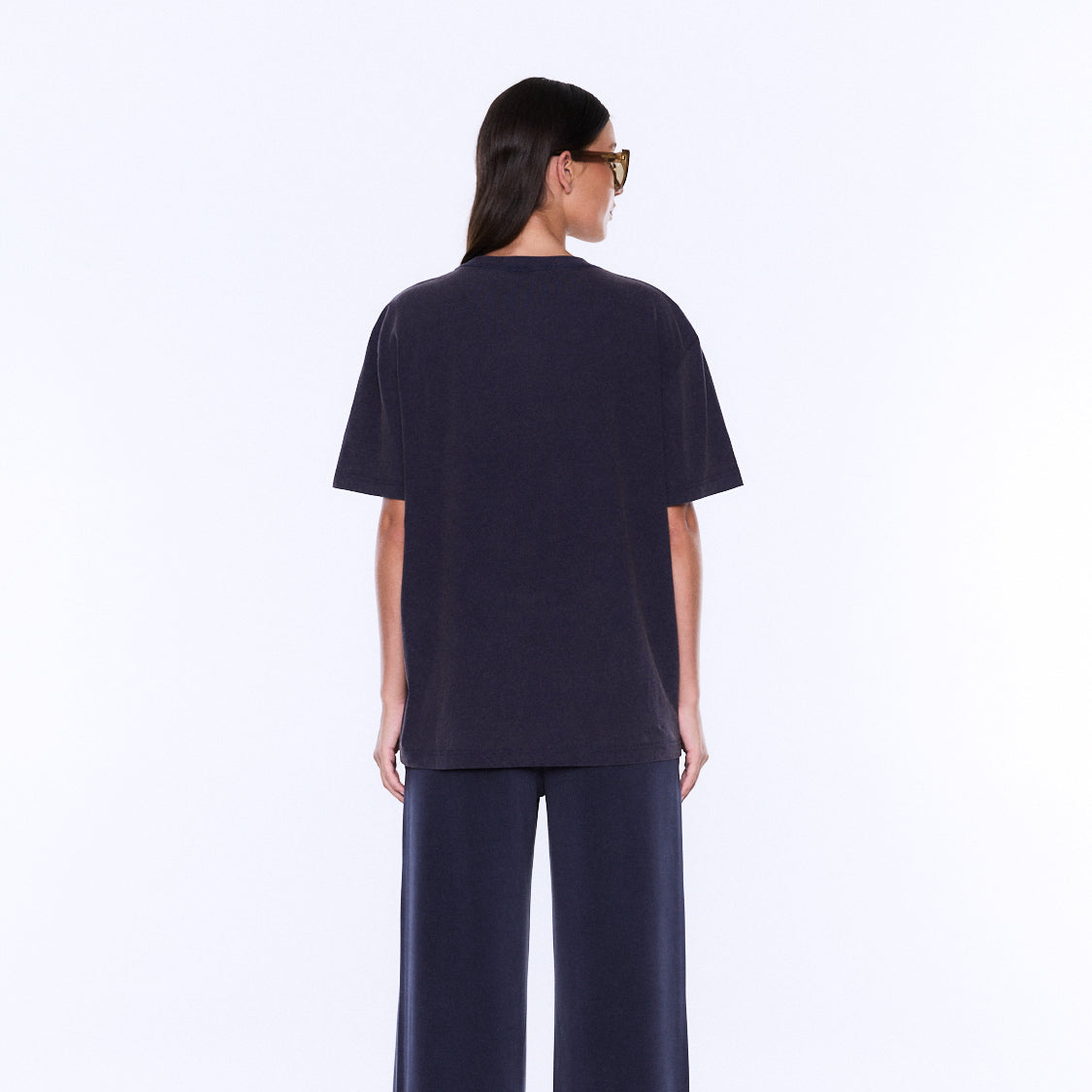 Sophia Relaxed Tee - Washed Navy