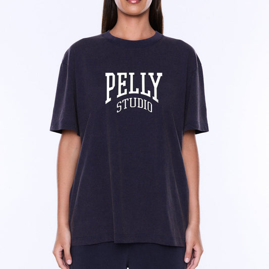 Sophia Relaxed Tee - Washed Navy