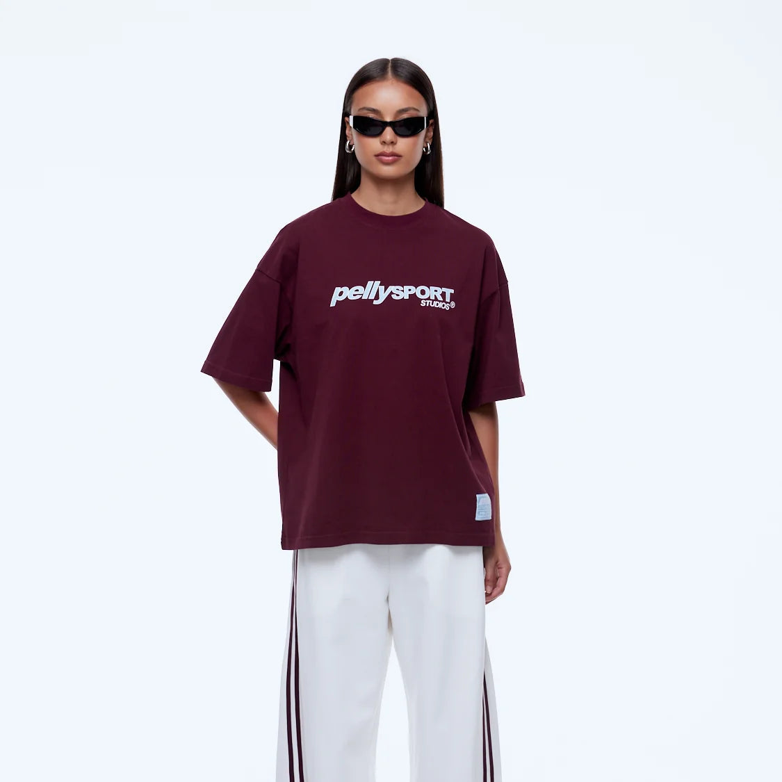Maeve Relaxed Tee - Plum
