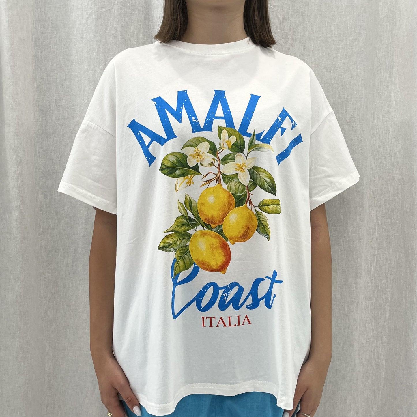 Amalfi Coast Tee - Blue