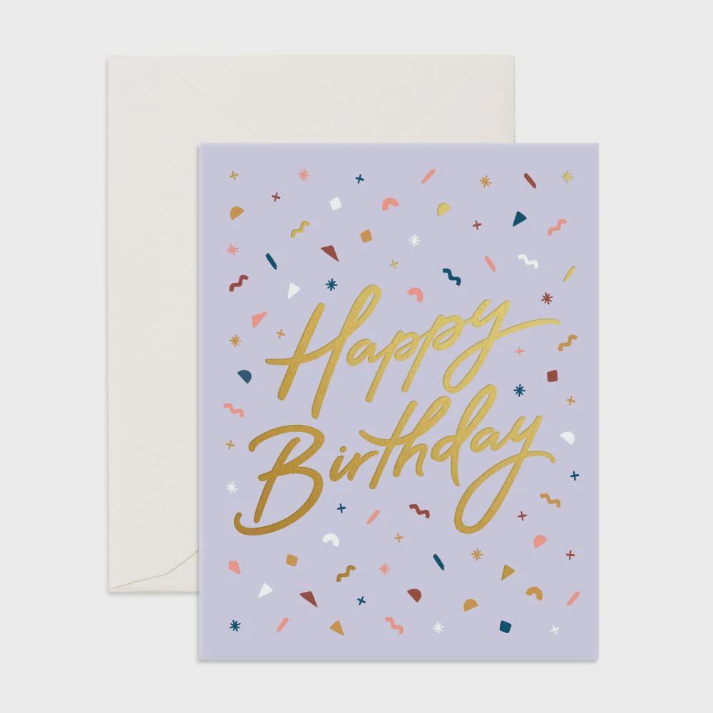 Greeting Card - Happy Birthday Confetti