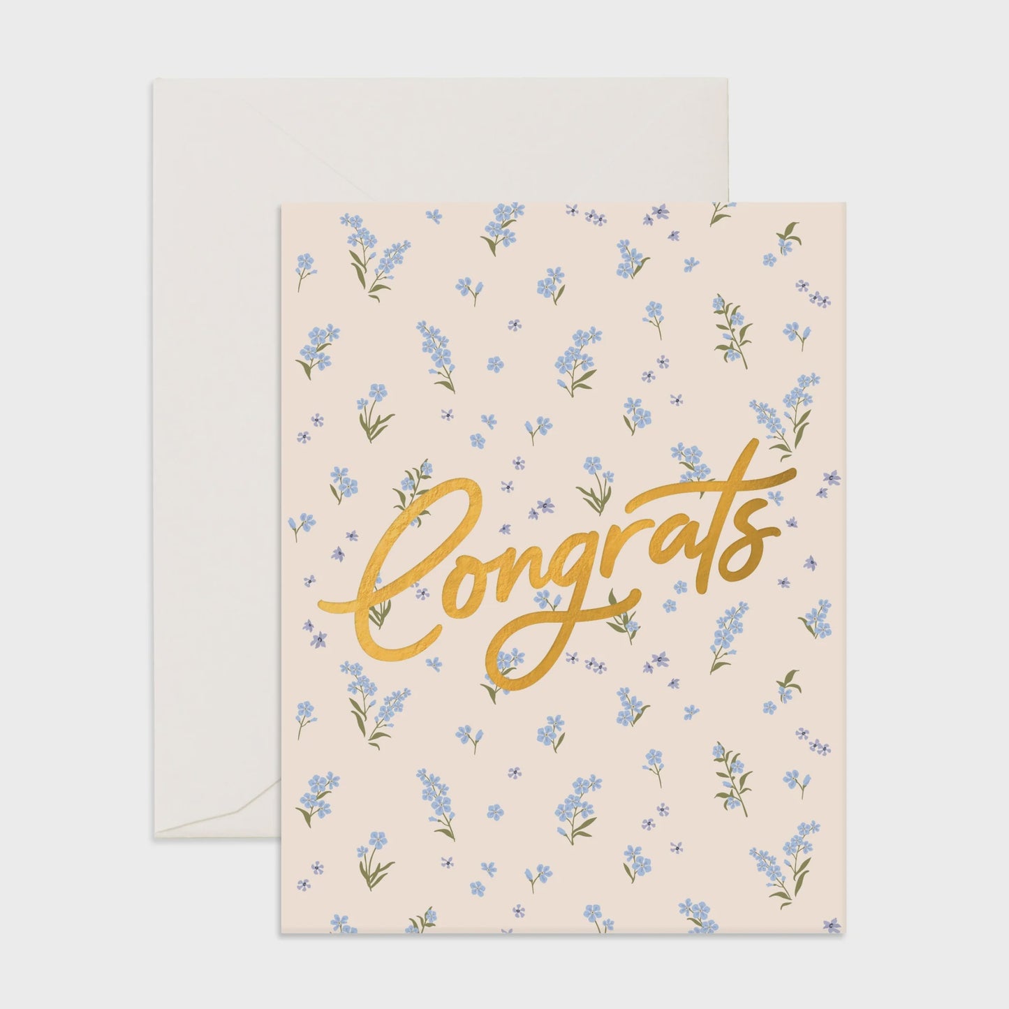 Greeting Card - Congrats Forget-Me-Not