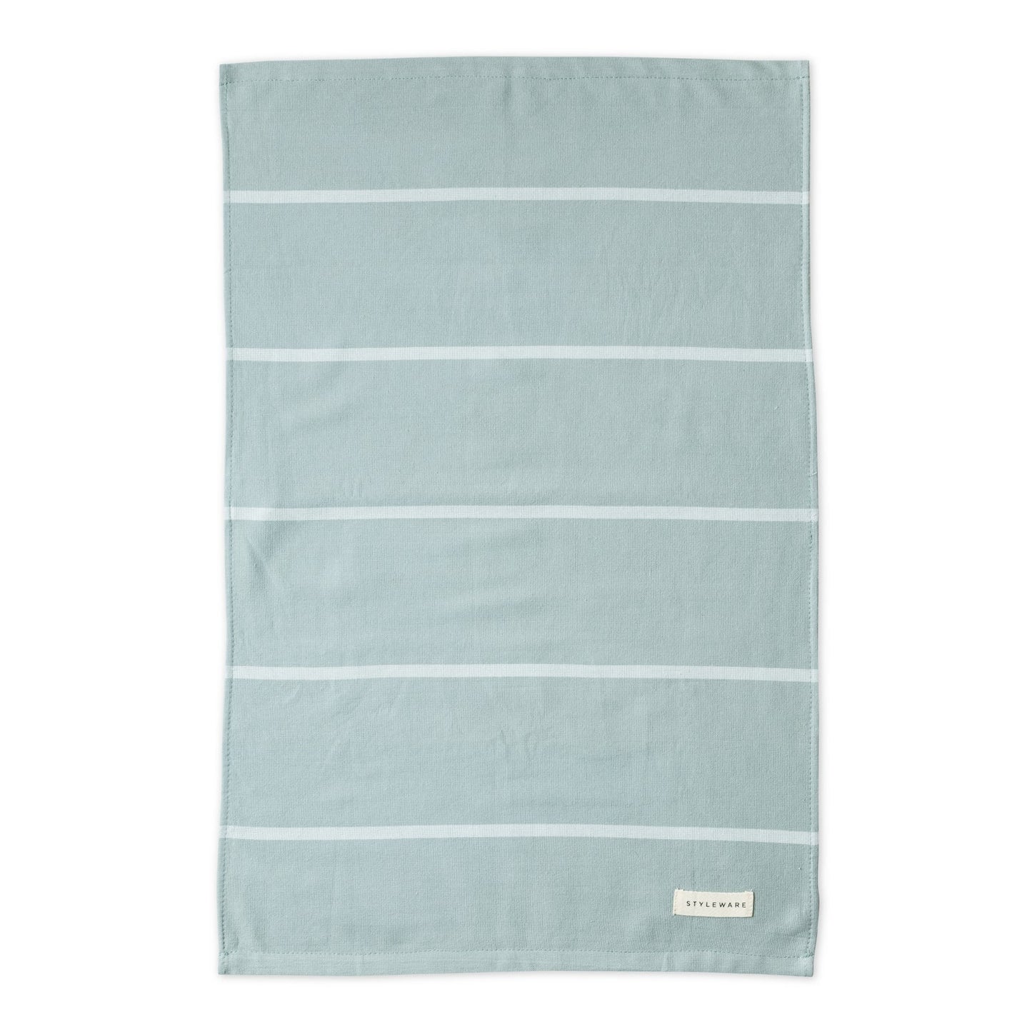 Between The Lines Tea Towel II - Green Tea