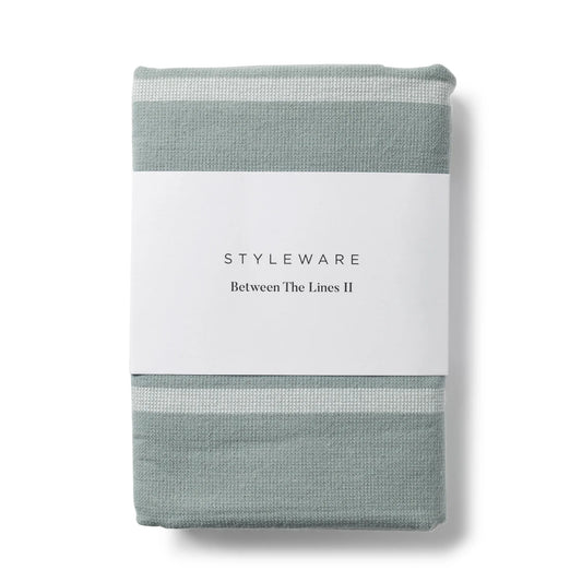 Between the Lines Tea Towel Green Tea