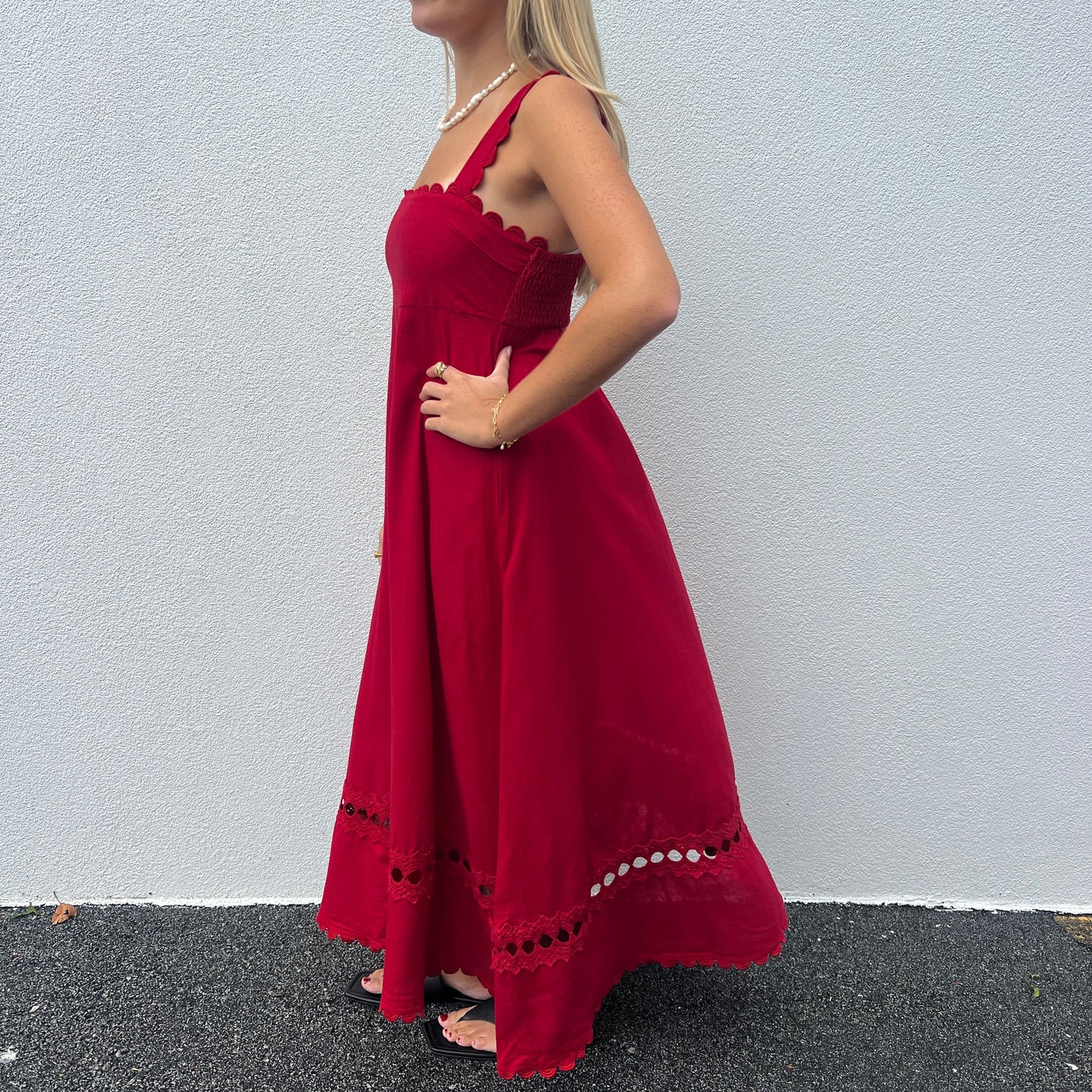 Allegra Maxi Dress - Raspberry