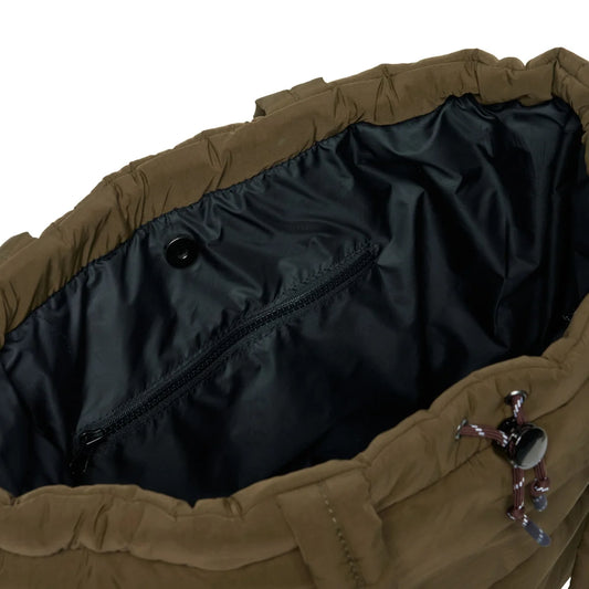Scrunch Base Bag - Khaki/chocolate