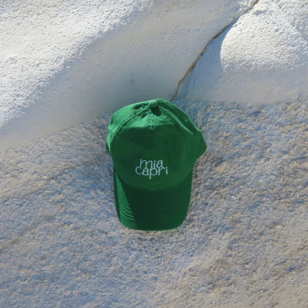 Embroidered Cap - Green