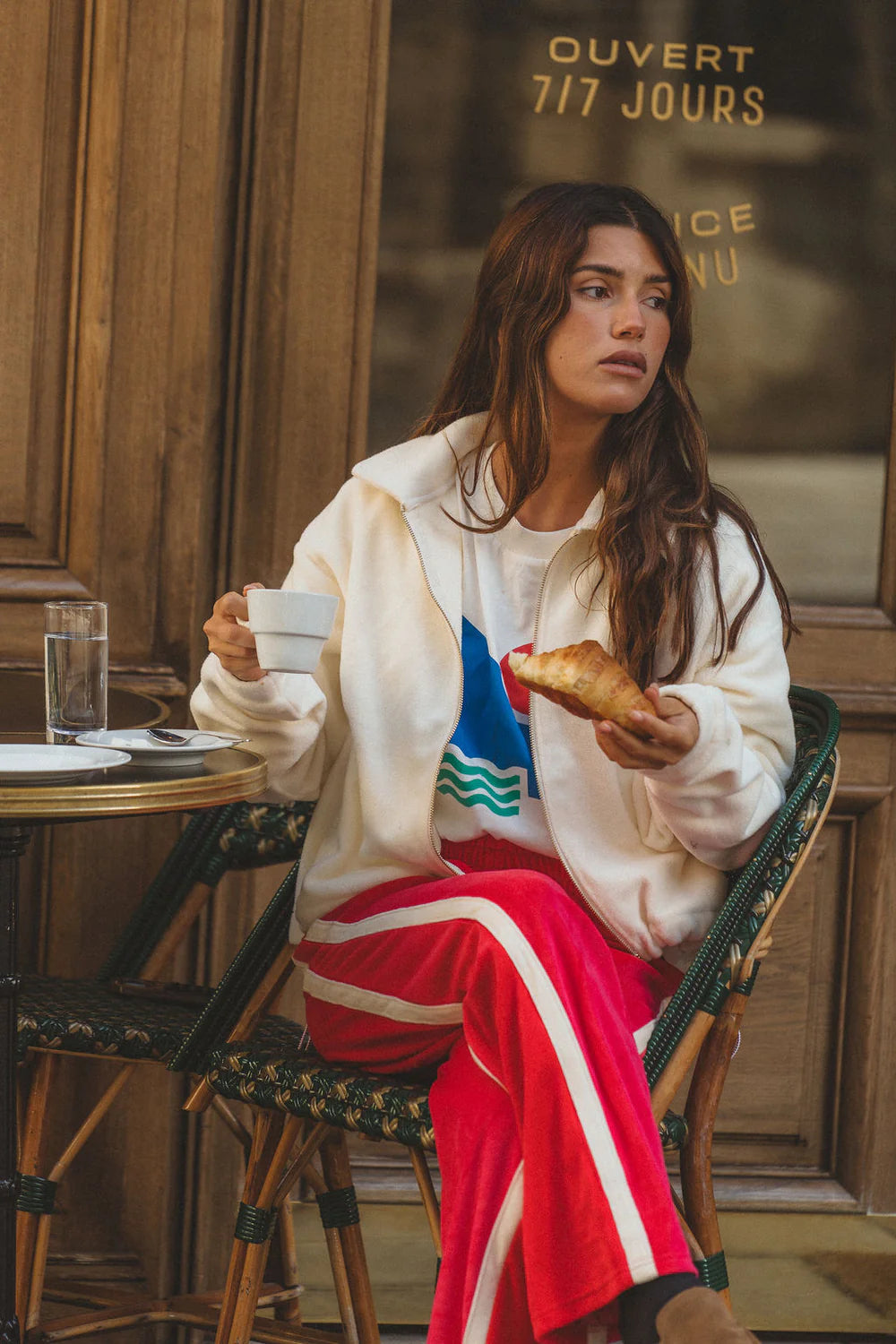 Coconut Sherpa Jacket