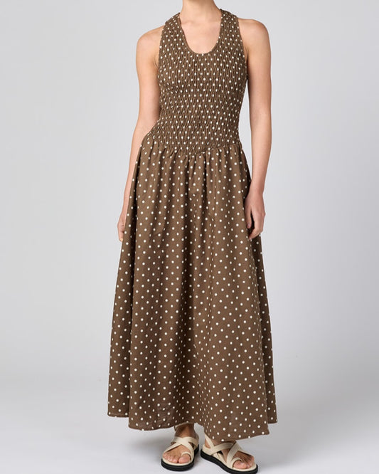 Rowan Shirred Maxi Dress