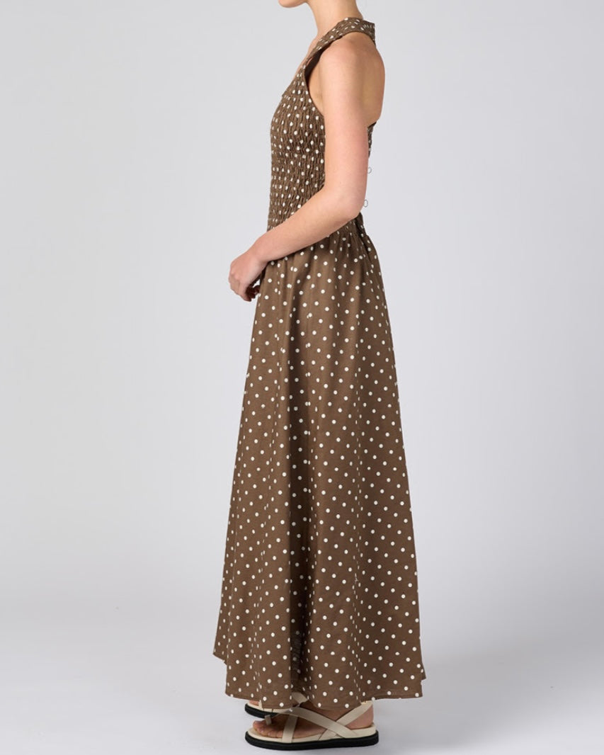 Rowan Shirred Maxi Dress