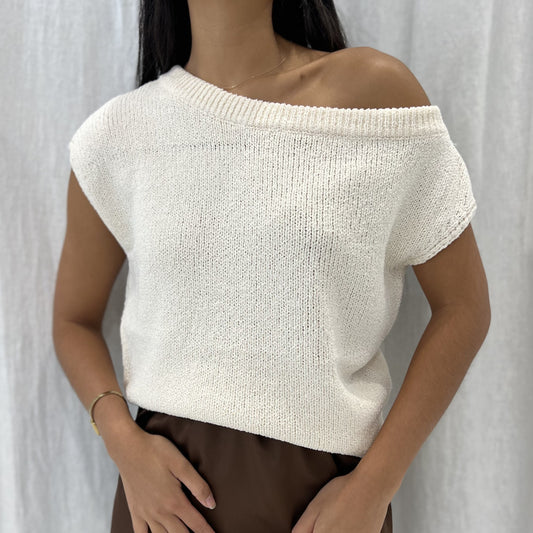 Spring Bloom Knit - Cream