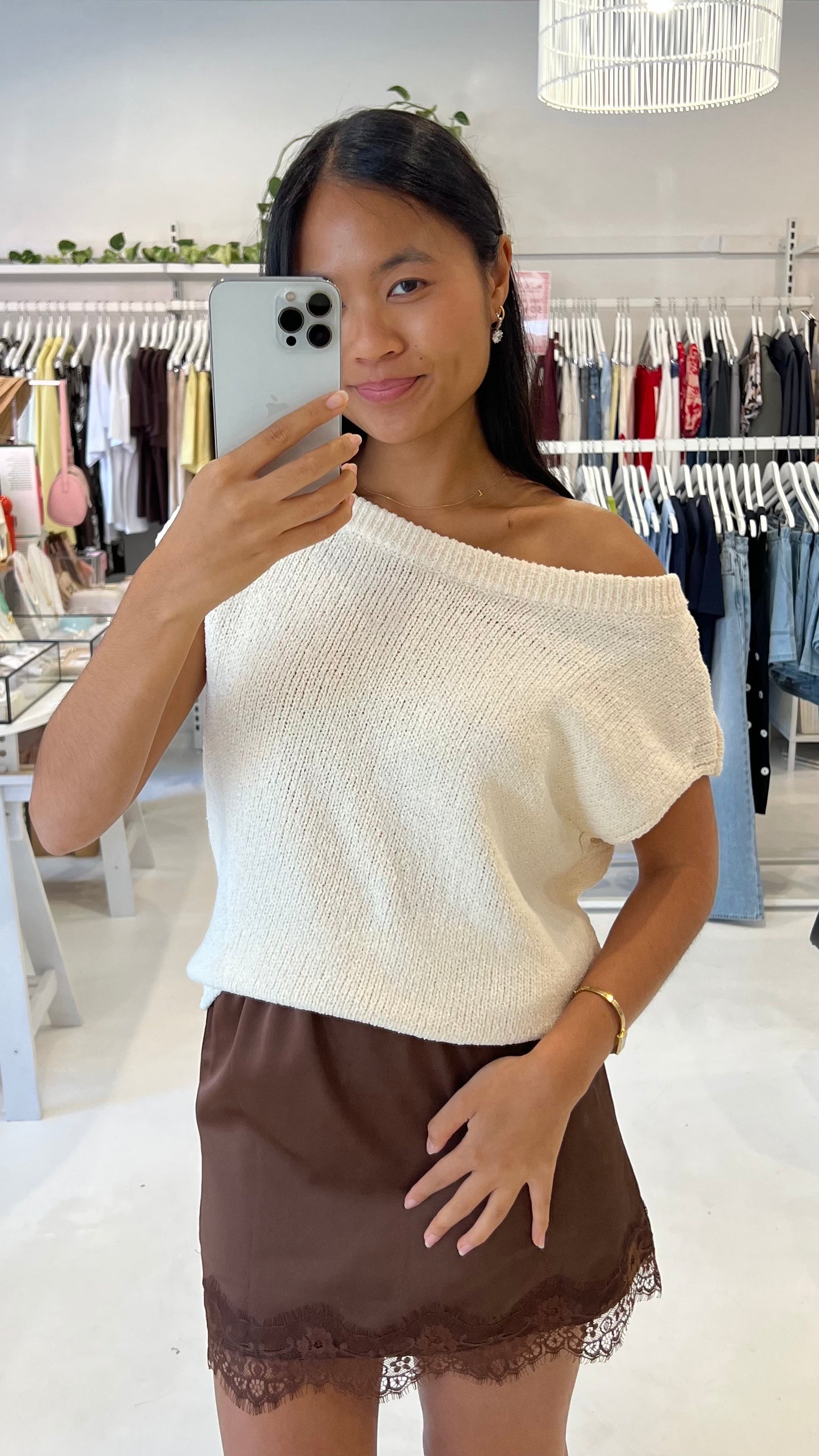 Spring Bloom Knit - Cream