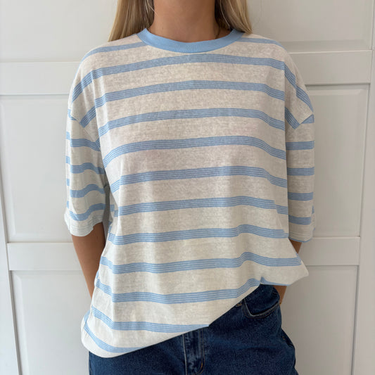 Mimi Stripe Oversized Tee