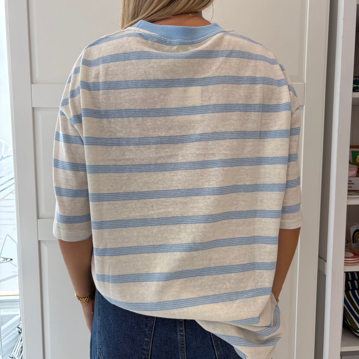 Mimi Stripe Oversized Tee