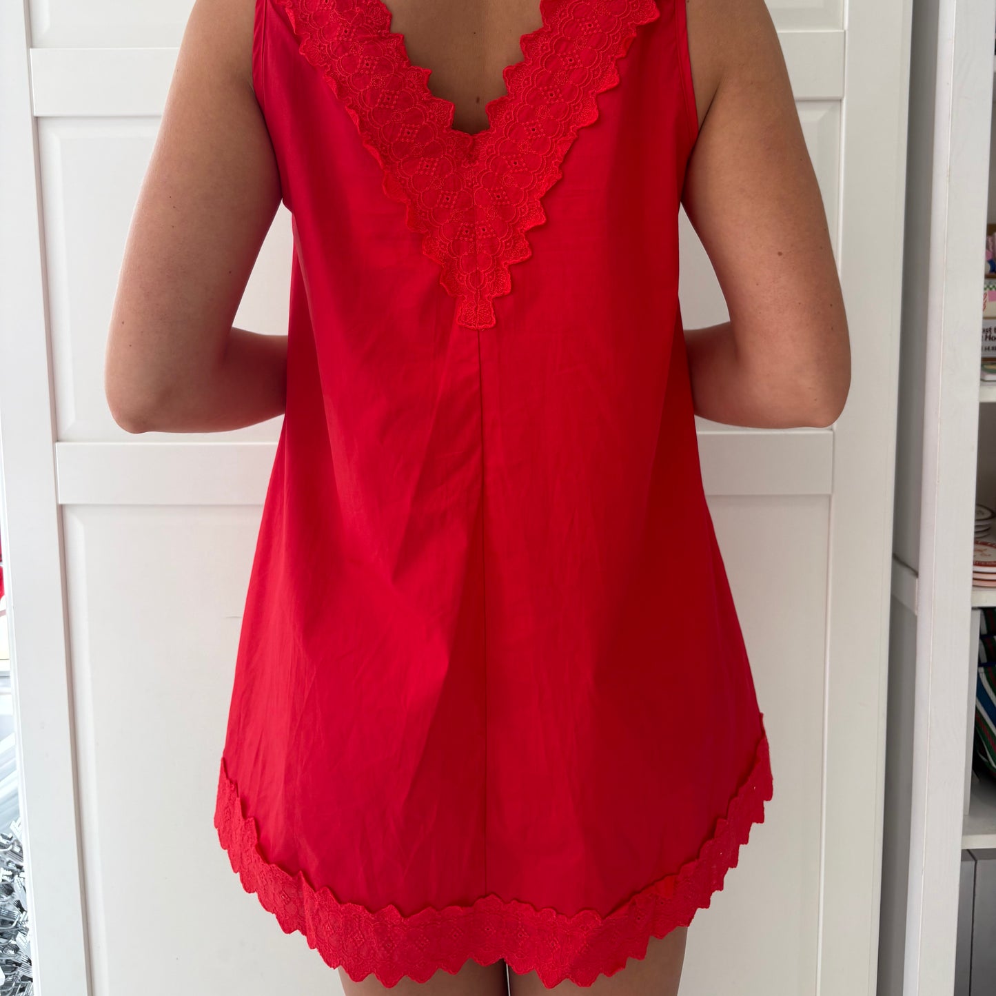 Permata Lace Trim Dress