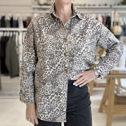 Leopard Shacket
