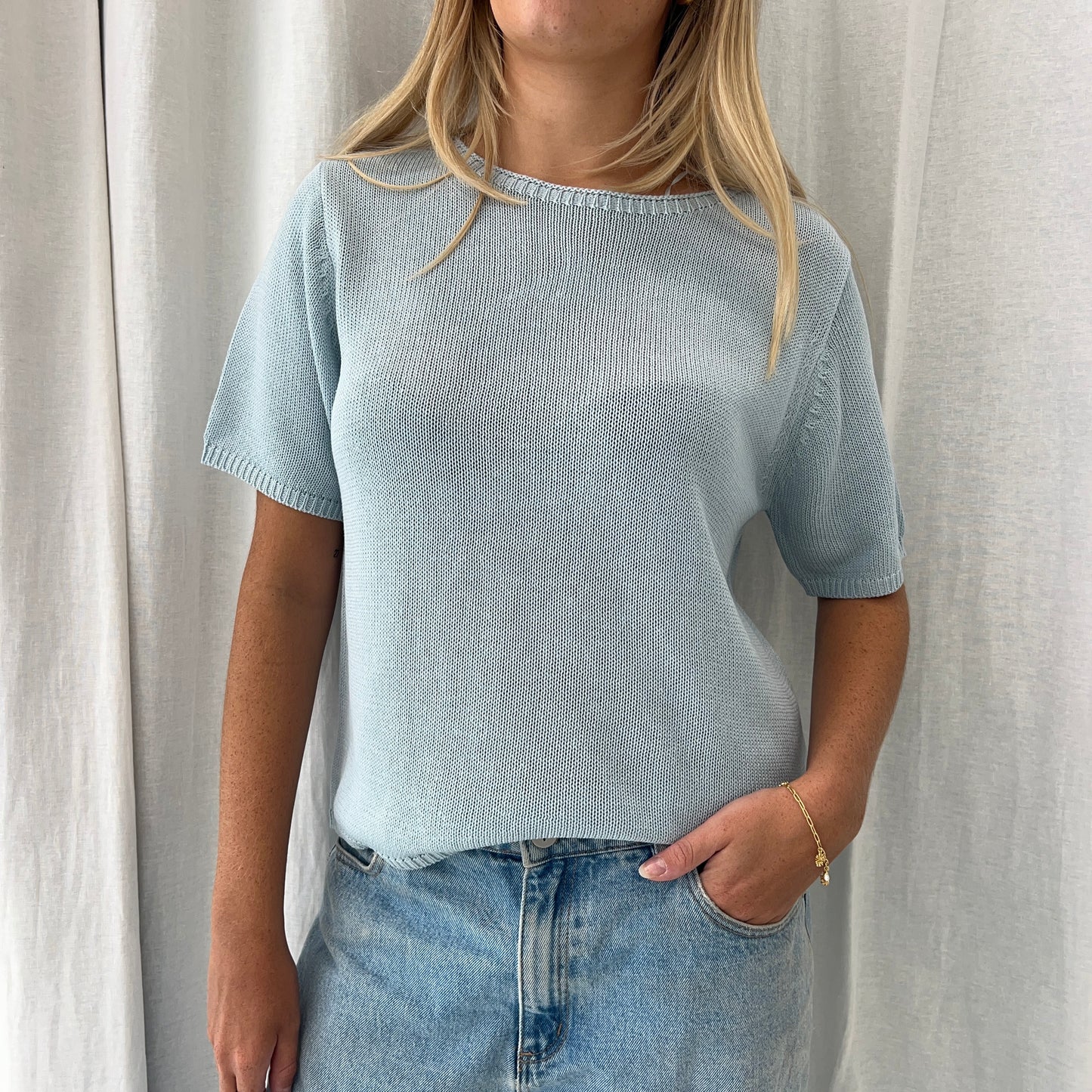 Summer Tee - Pale Blue