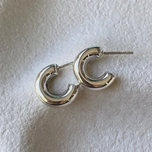 Odette Hoops Silver