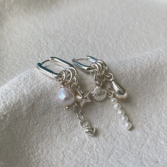 Charming Silver Earrings