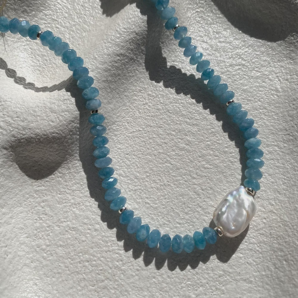 Martine Aquamarine Necklace