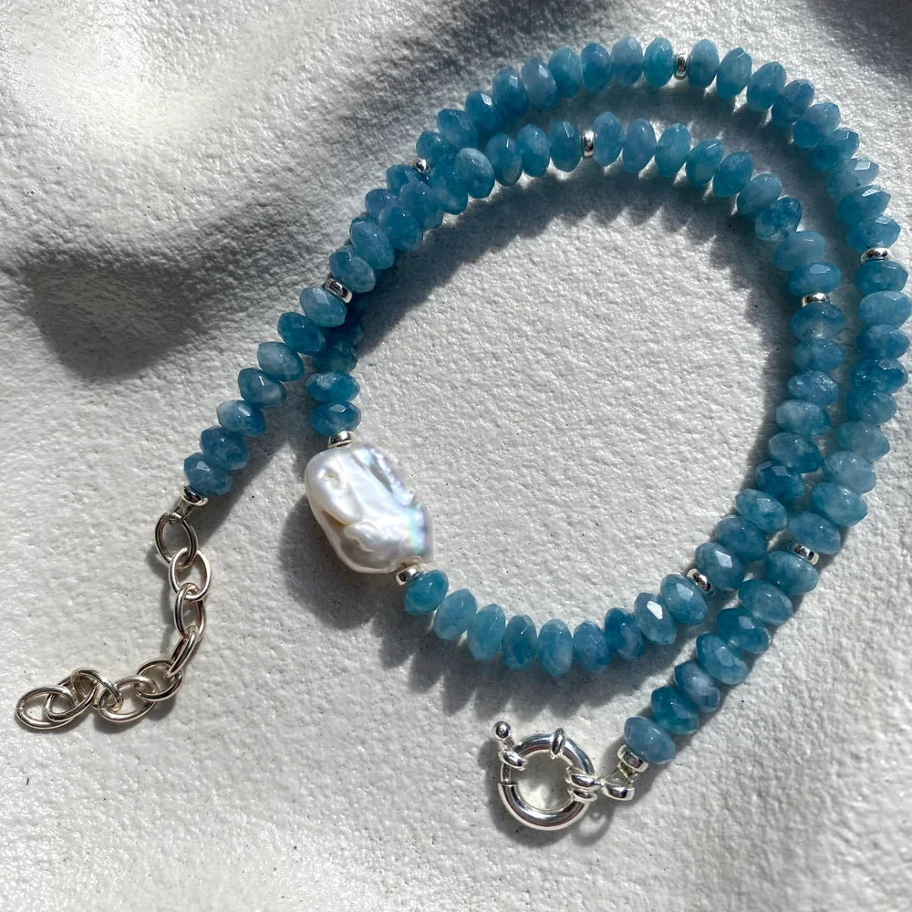 Martine Aquamarine Necklace