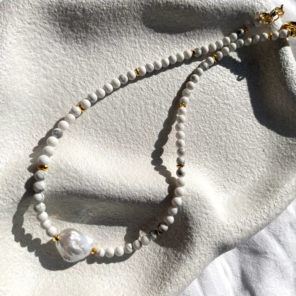 Martine White Necklace