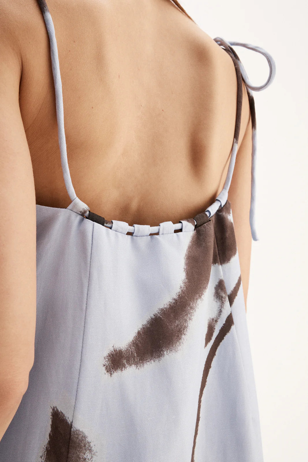 Monet Mini Dress Chocolate Floral Print