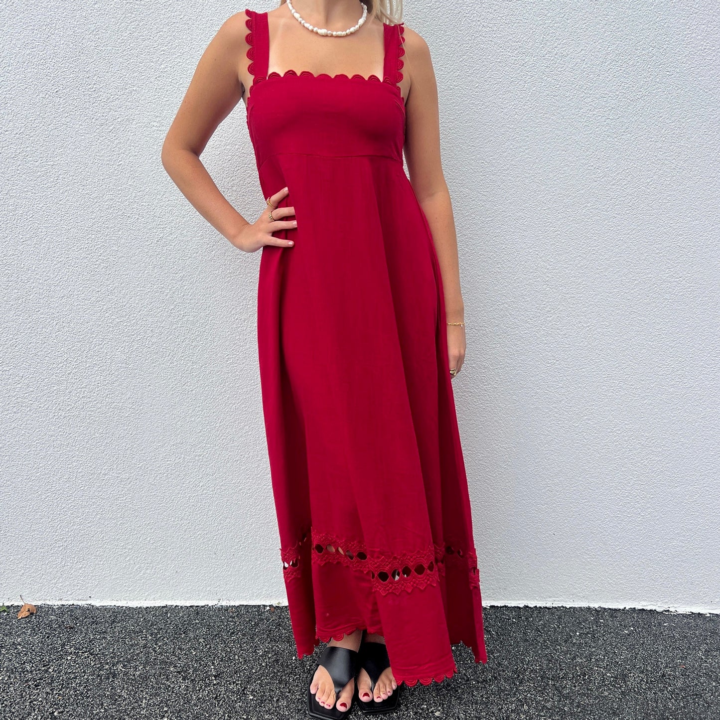 Allegra Maxi Dress - Raspberry