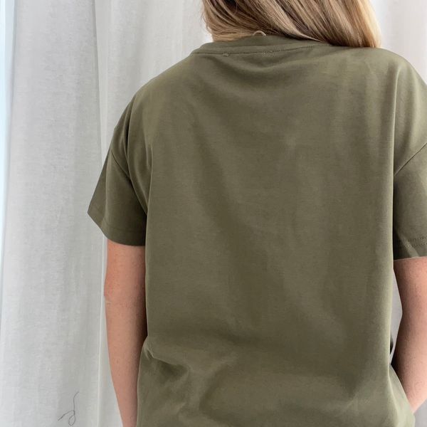 Claire Tuck Tee - Olive