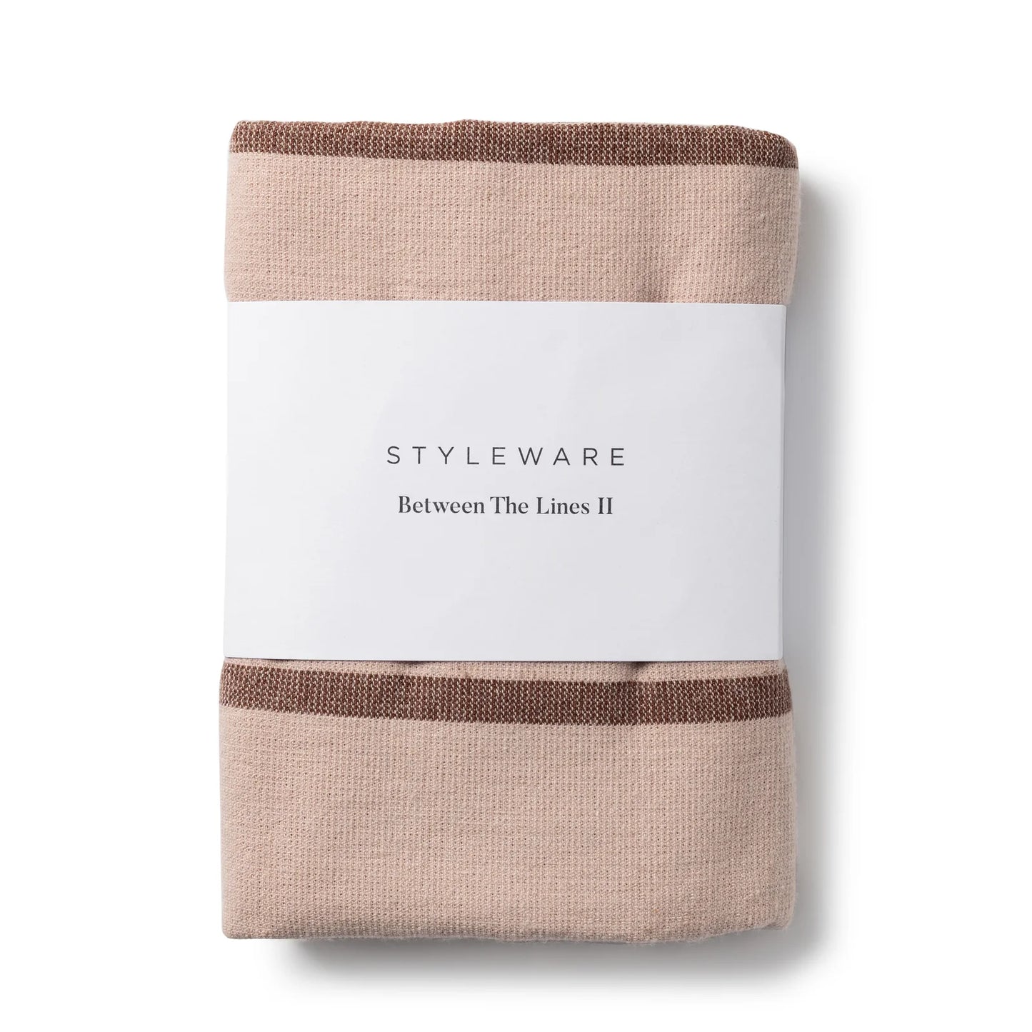 Between the Lines Tea Towel Latte