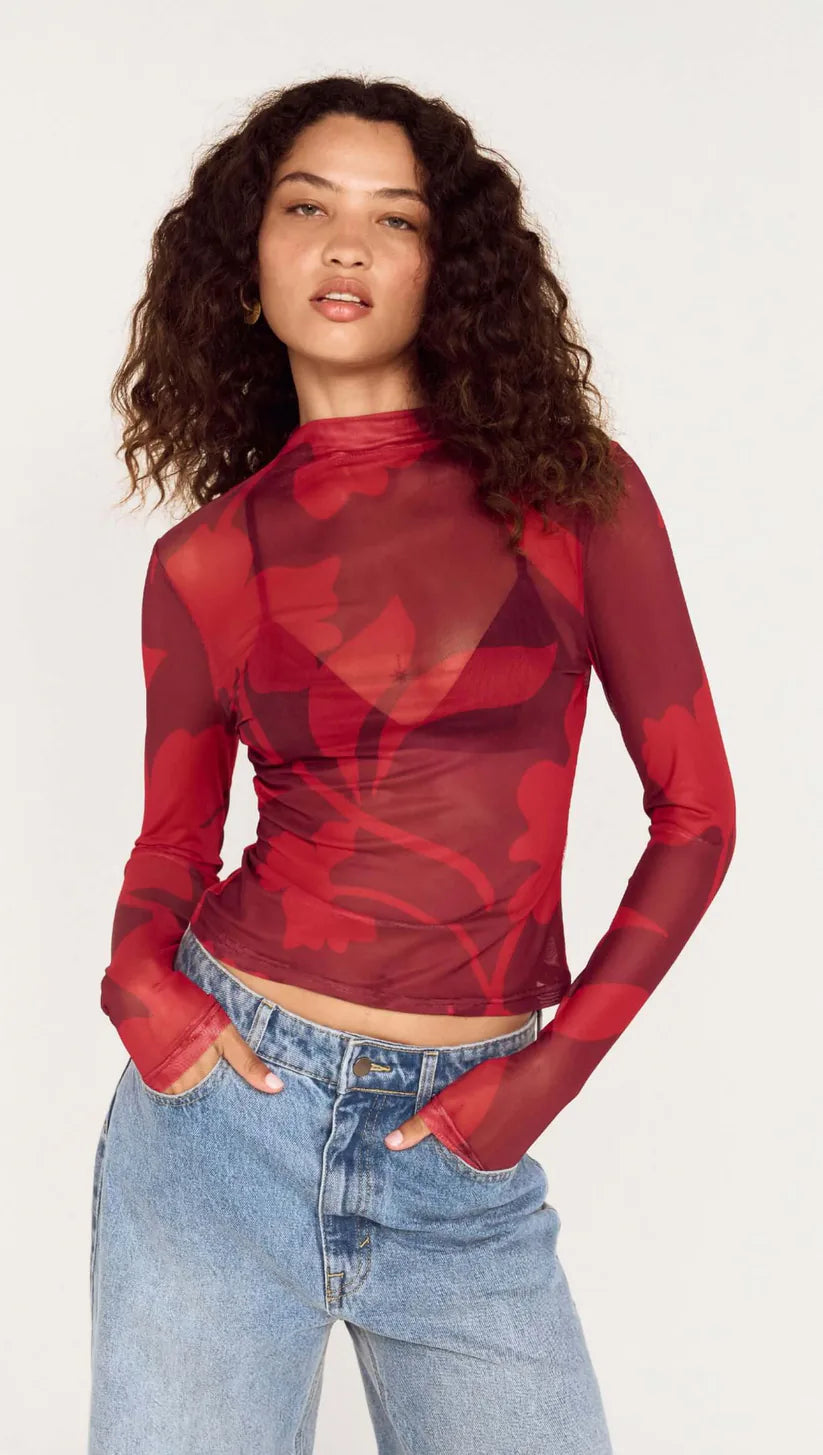 Airi Mesh Top