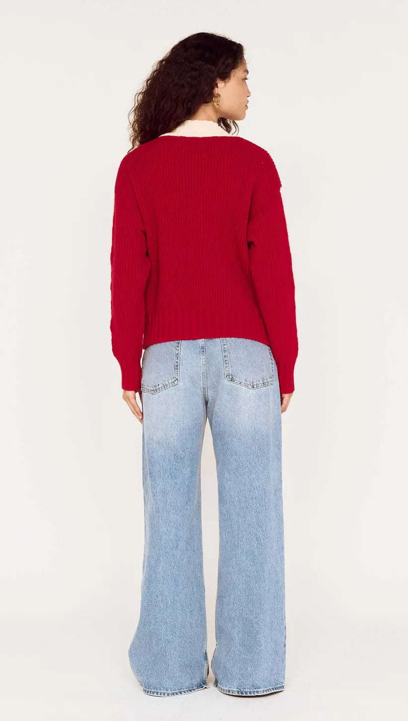 Tilli Contrast Stripe Knit