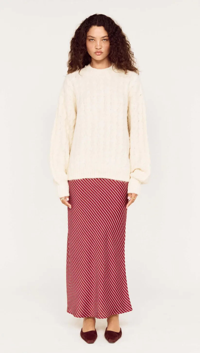 Leni Bias Midi Skirt