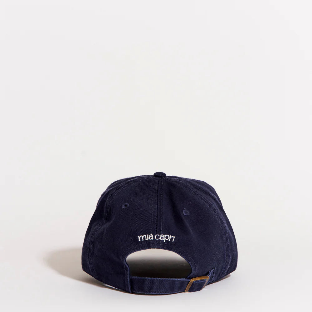 Embroidered Cap - Navy