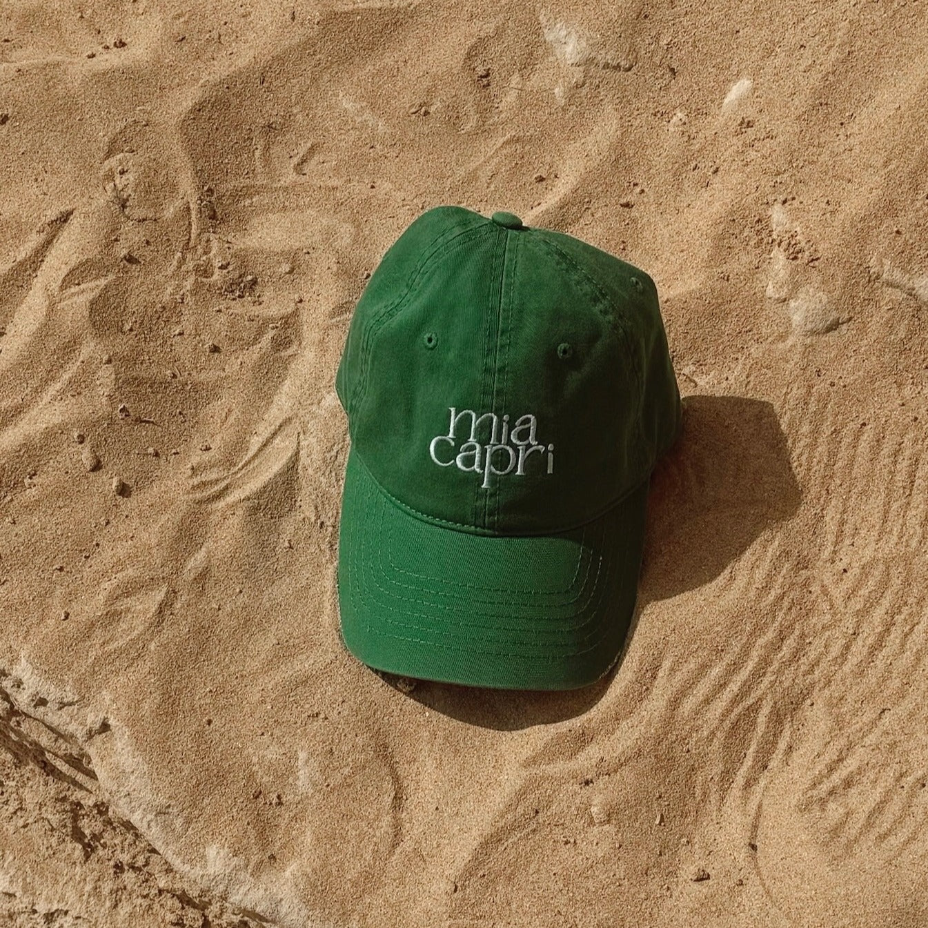 Embroidered Cap - Green