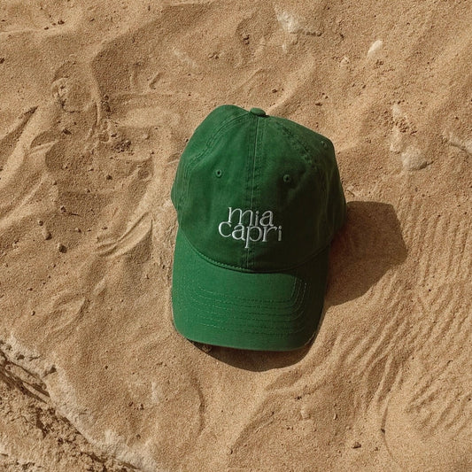 Embroidered Cap - Green