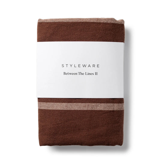 Between the Lines Tea Towel Mocha