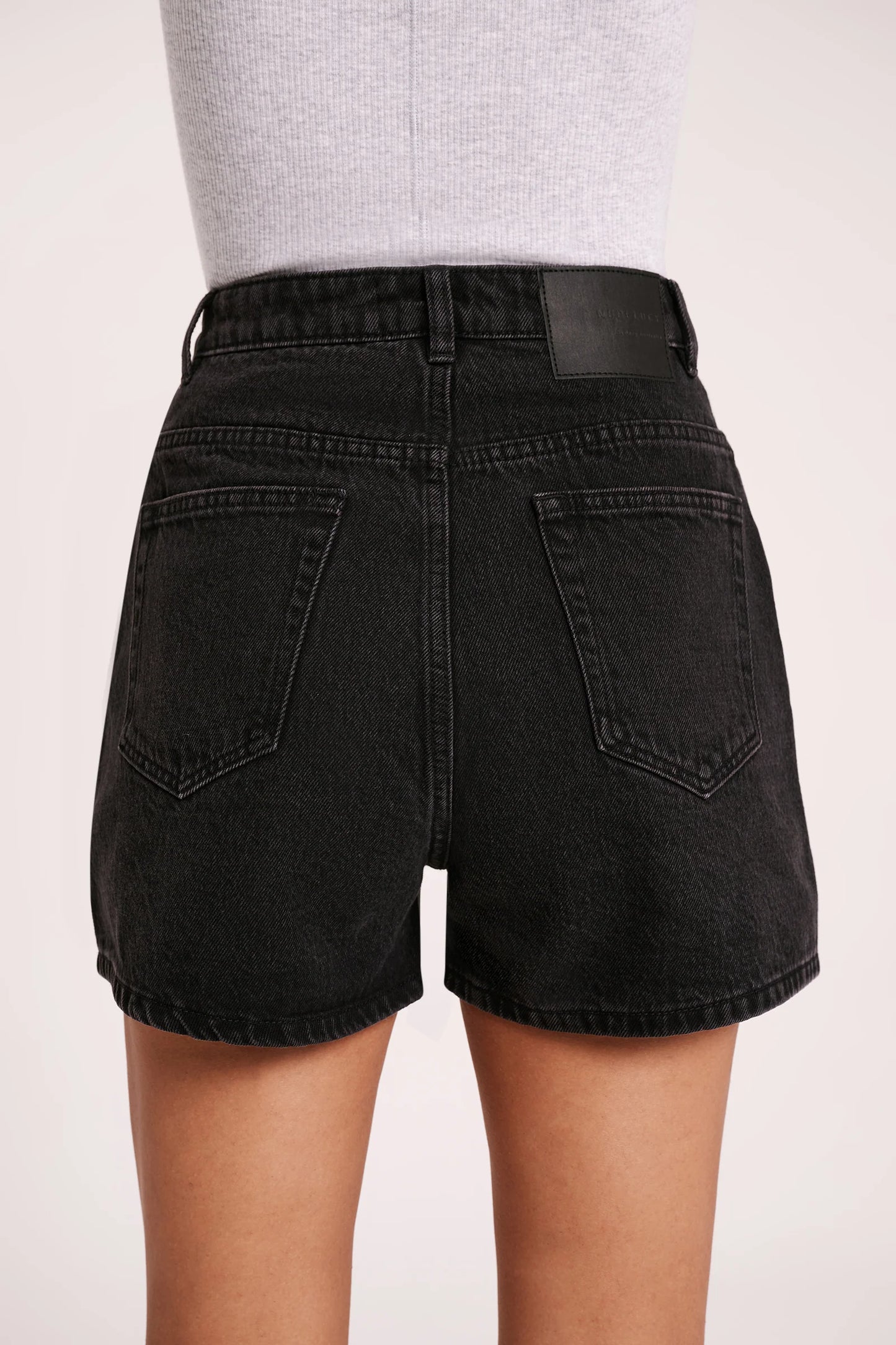 Organic Mom Short - Vintage Black