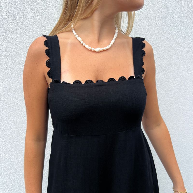 Allegra Maxi Dress - Black