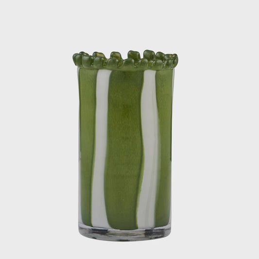 Pettine Stripe Glass Vase