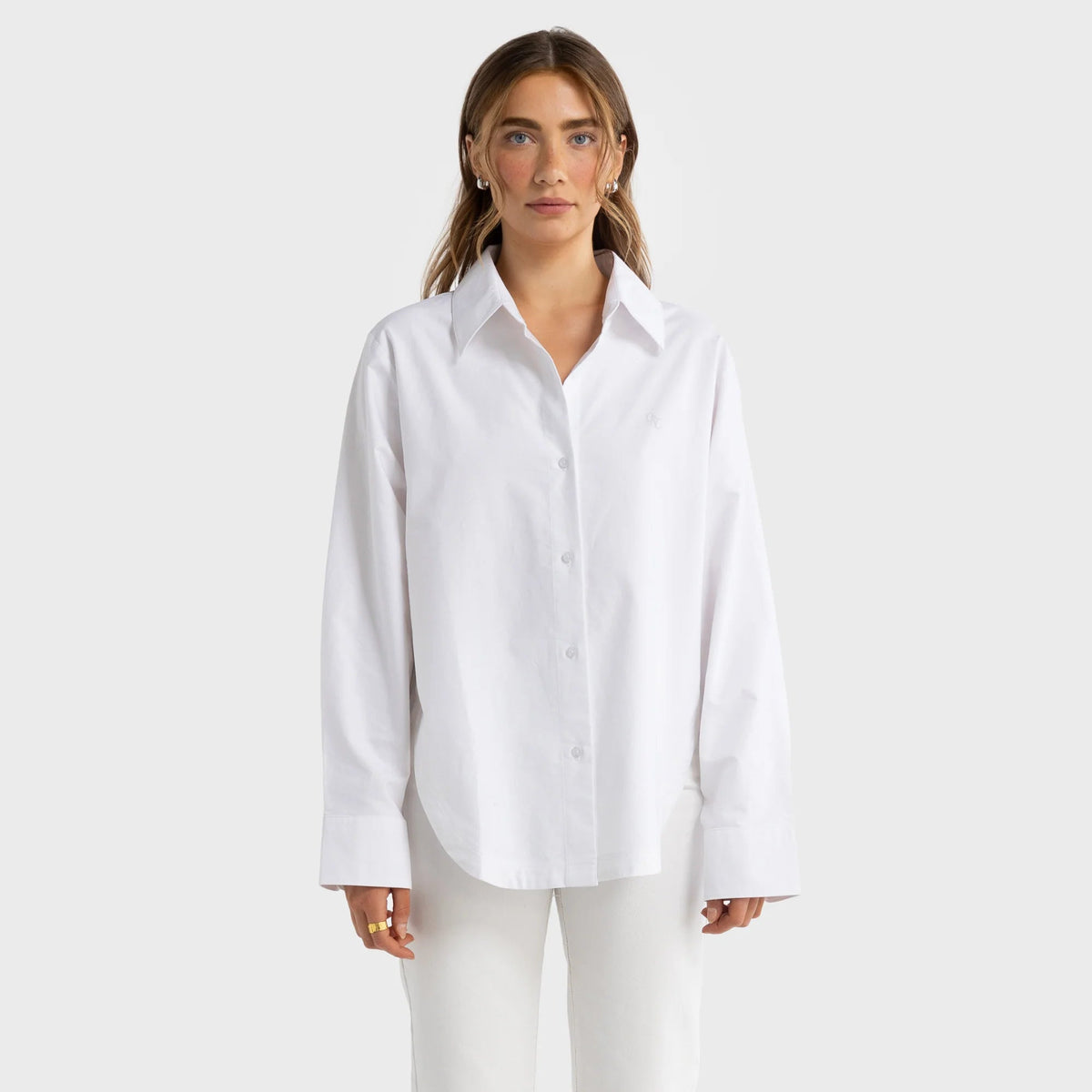 Adelaide Oxford Shirt - White