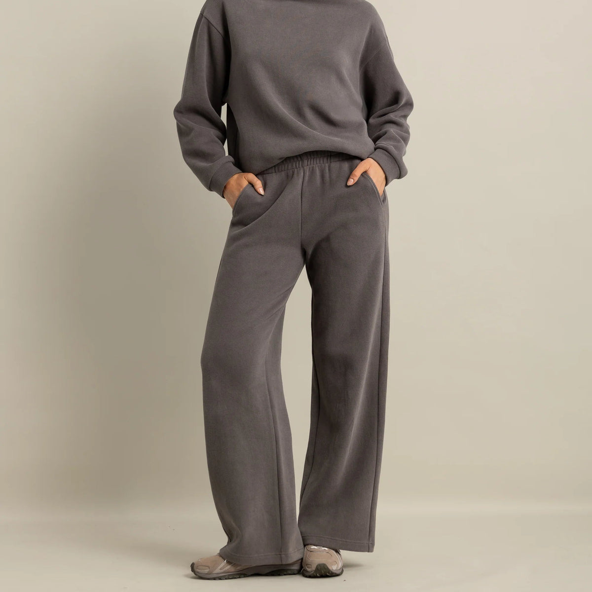 Ava Wide Leg Pants - Espresso