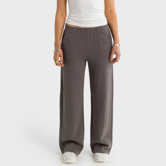 Ava Wide Leg Pants - Espresso