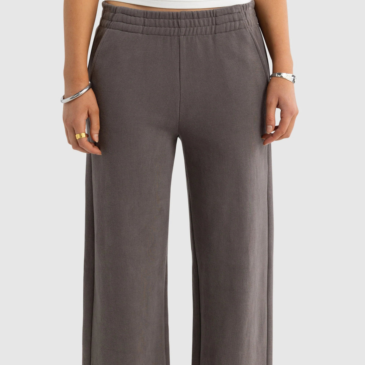 Ava Wide Leg Pants - Espresso