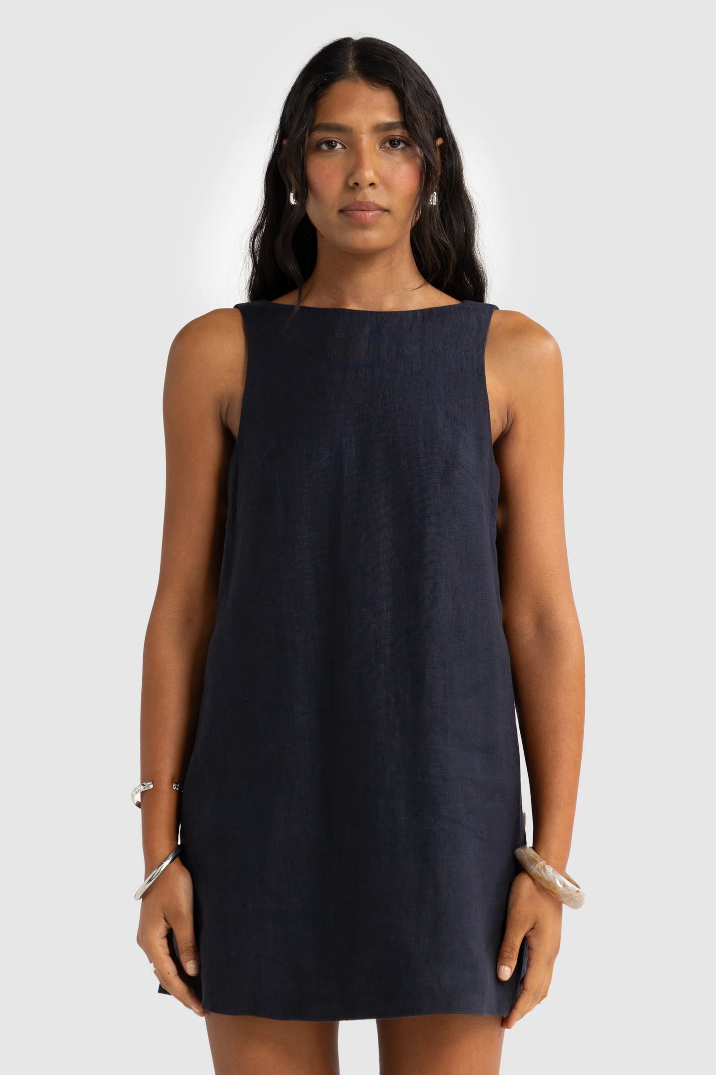 Jolie Linen Mini Dress