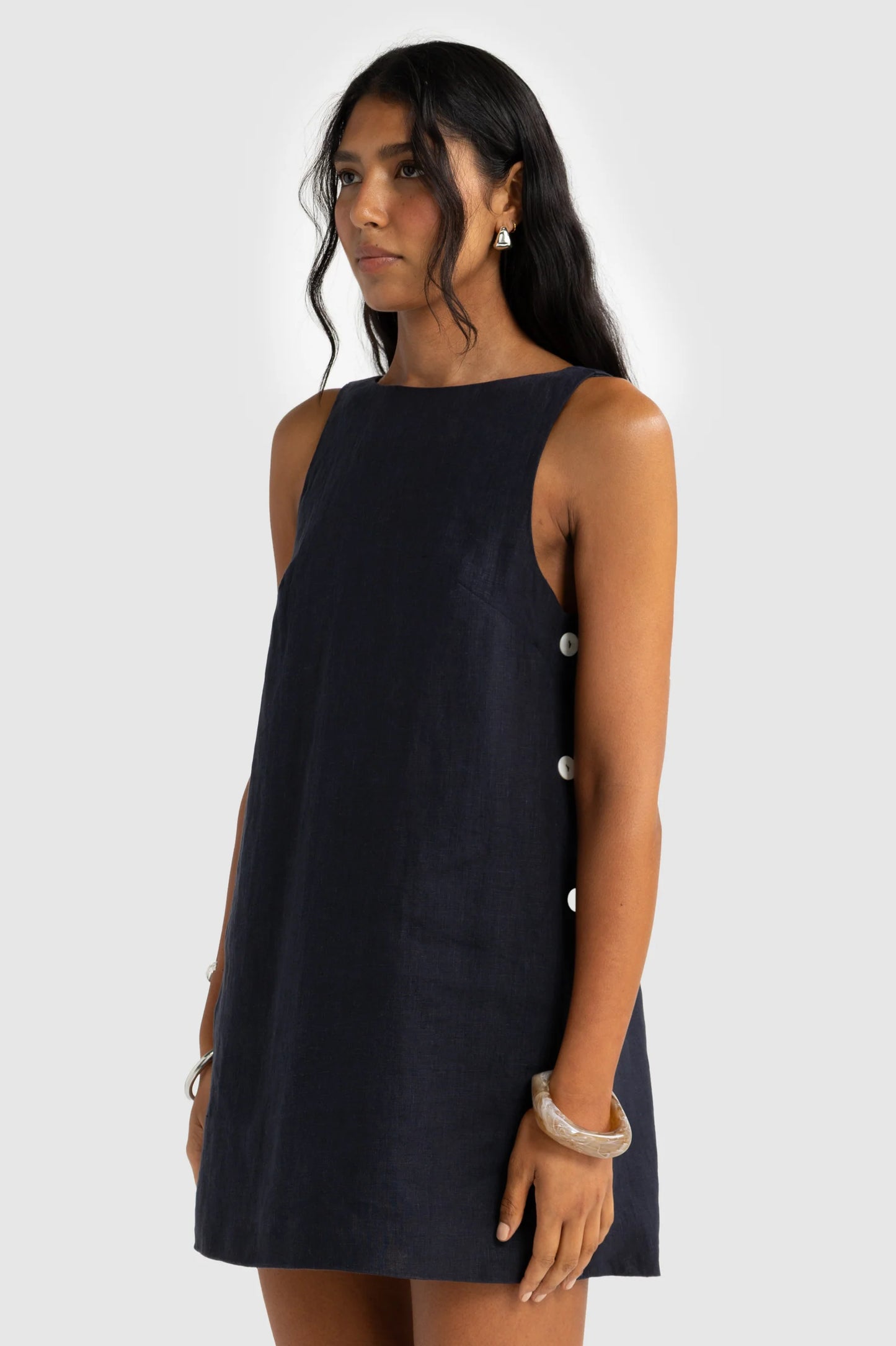 Jolie Linen Mini Dress