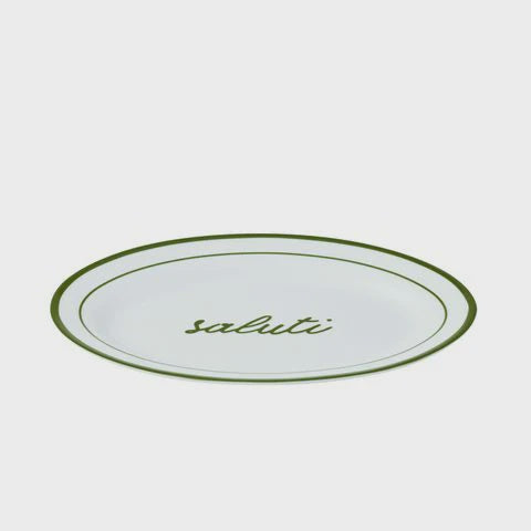 Saluti Ceramic Oval Plate - CLICK & COLLECT ONLY