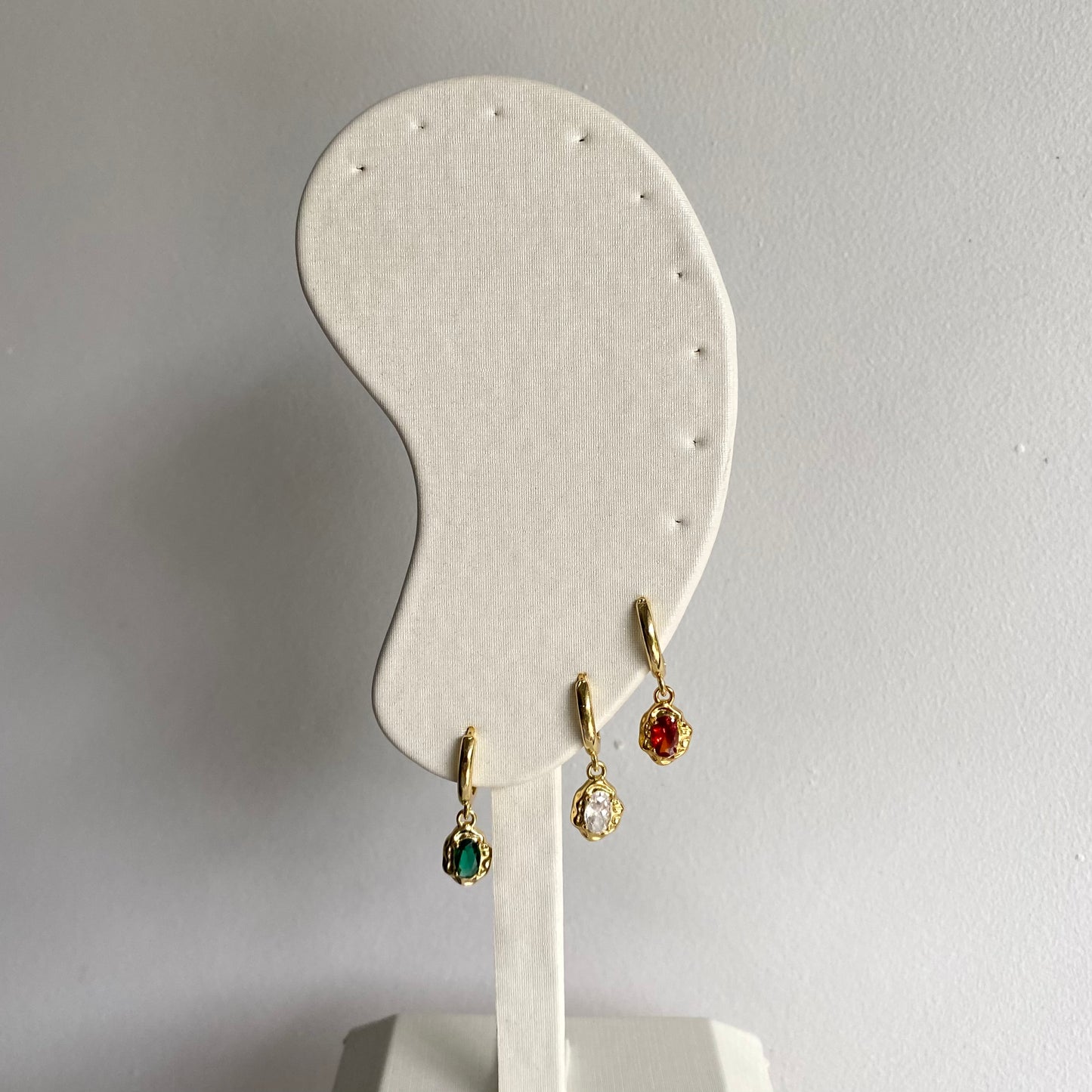 Ziggy Earrings - Crystal