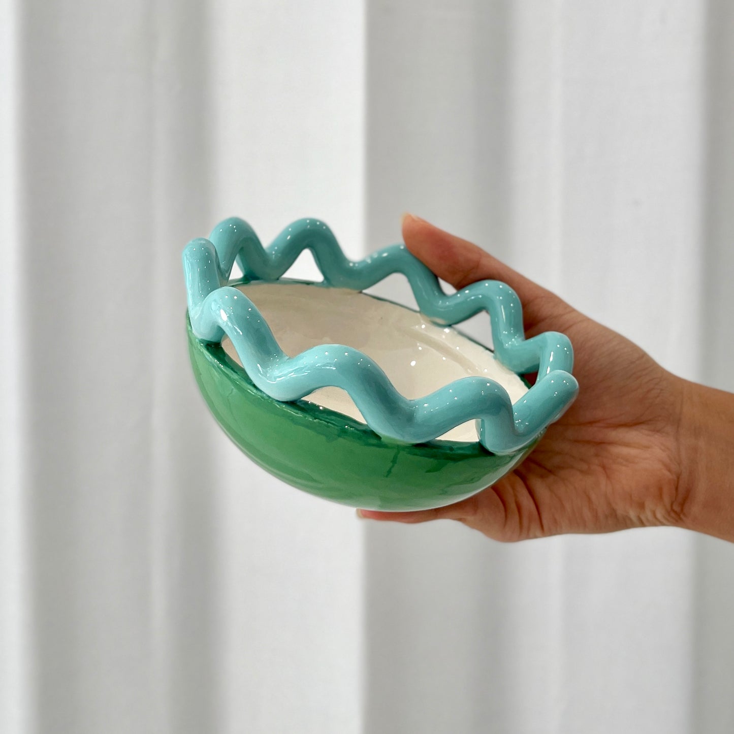 Wave Bowl - Green CLICK & COLLECT ONLY