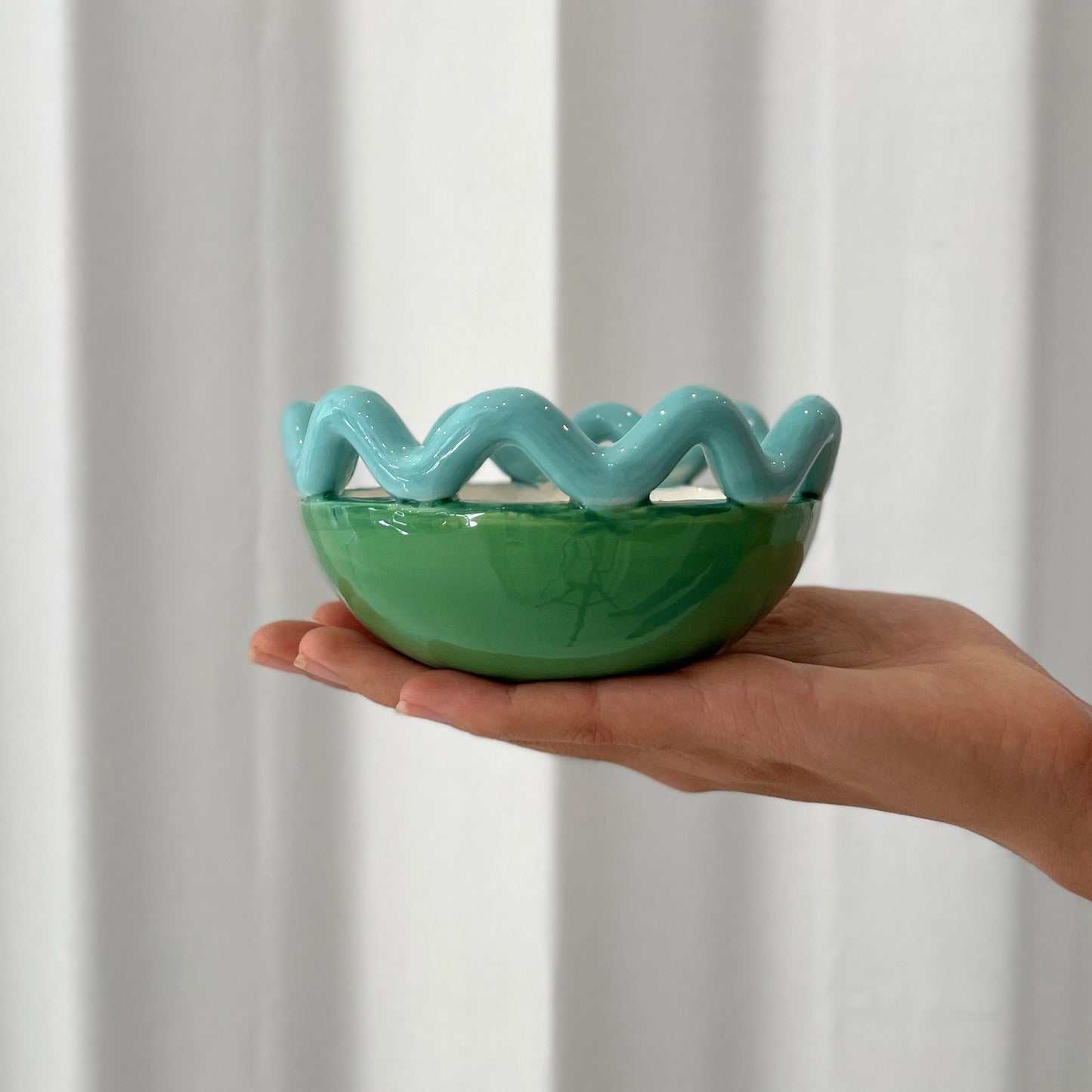 Wave Bowl - Green CLICK & COLLECT ONLY